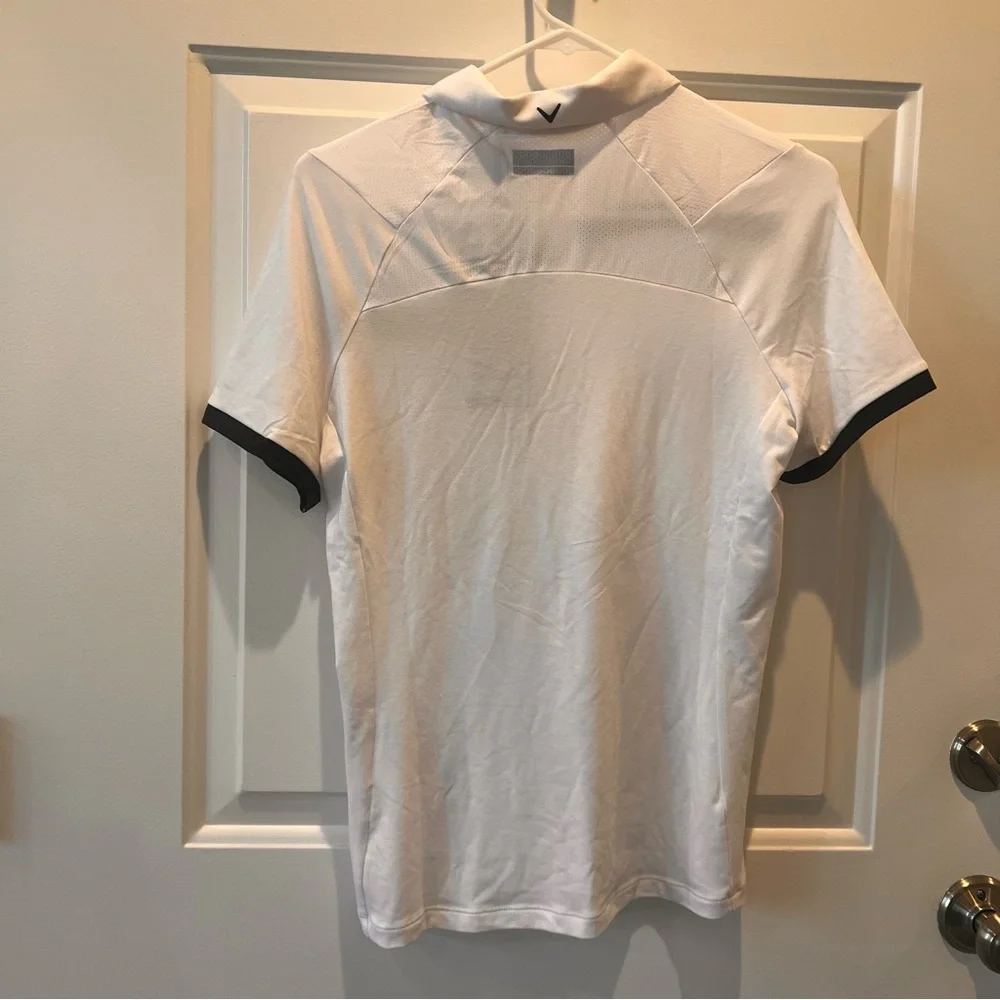 Callaway Black and White Color Block Women’s Golf Polo Size M NWT | Activewear - Picture 3 of 6